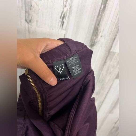 Windsor Purple Mermaid Evening Gown Size Small Formal Prom Dress Crisscross Bodi - Picture 6 of 6